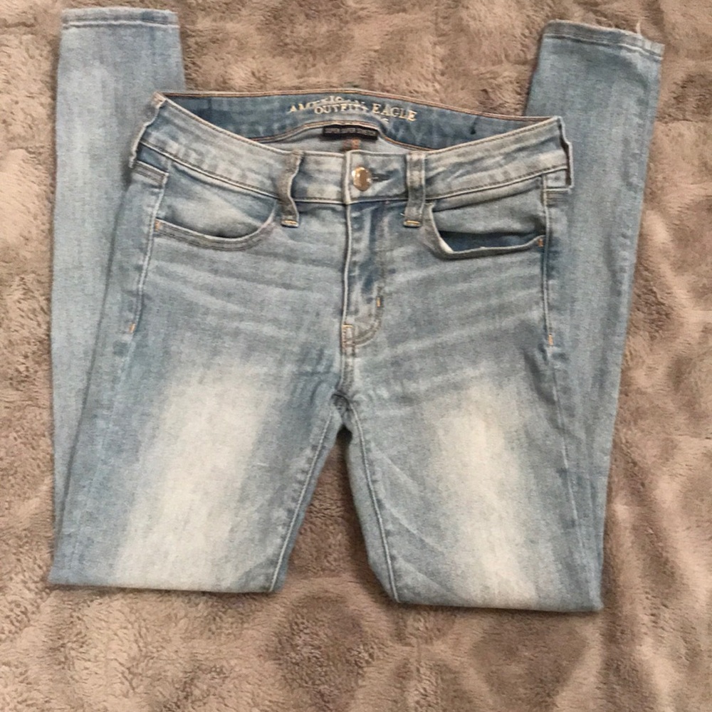 American Eagle super super stretch jeggings 2 shor